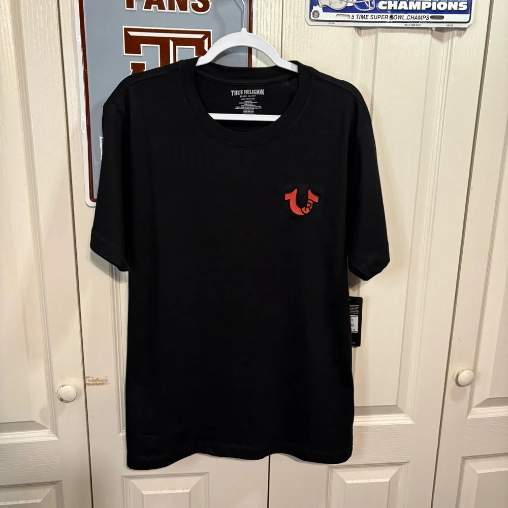 True Religion Black Graphic Tee